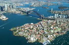 Most Australians live in urban areas; Sydney is the most populous city in Australia.