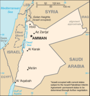 Map of Jordan