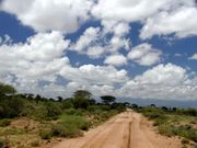Kenya has many miles of beautiful, undeveloped countryside.