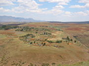Malealea; situated in a remote part of Western Lesotho