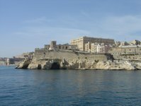Fortifications of Malta harbor.