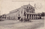 A postcard of Mauritius, Port Louis: Theatre, c.1900-1910