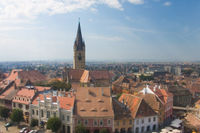 Sibiu, the former Herrmannstadt, retains its historic mediaeval center