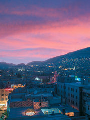 Damascus at night