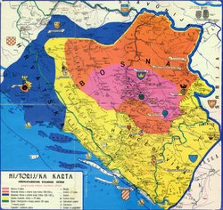 Bosnia in 10th century Bosnian state during Ban Kulin 1180-1204 Bosnian state during king Tvrtko 1353-1391 Borders of Bosnian state in second part of 15th century Bosnia and Herzegovina in second part of 19th century