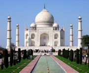 The Taj Mahal.
