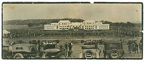 Opening of Parliament House in May 1927.