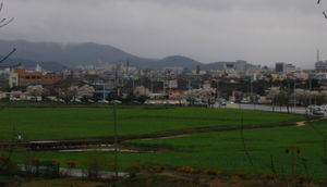 View of Gyeongju from Banwol-seong
