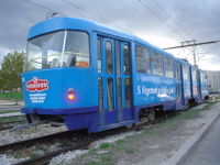 A Sarajevo tram.