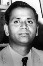Dr. Rudranath Capildeo, leader of the DLP from 1960-1969