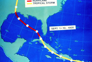Hurricane track from September 1&ndash;10