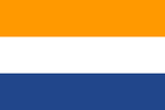 Flag of the revolt — orange, white, blue