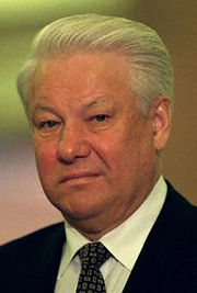 Boris Yeltsin was President of the Russian Federation at the time of the crisis.