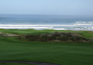 View of the Pacific Ocean from Pebble Beach.