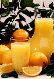 Oranges and orange juice