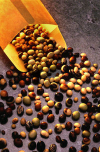 Varieties of soybean seeds, a popular legume