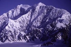 Mount Logan in Yukon; at 5,959 metres (19,551 ft), Canada's highest point and second highest in North America.