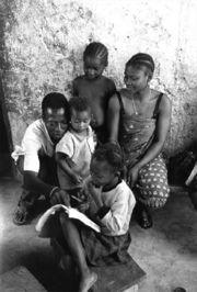 A family of Ouagadougou, Burkina Faso in 1997