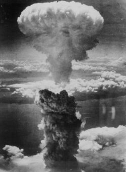 The only atomic weapons ever used in war - the atomic bombing of Nagasaki, Japan on August 9, 1945, effectively ending World War II. The bombs over Hiroshima (August 6) and Nagasaki immediately killed over 120,000 people.