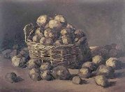 Van Gogh: Basket of Potatoes, 1885