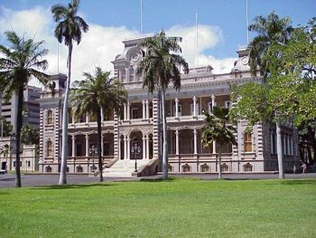 The only royal residence in the United States, Iolani Palace is the hallmark of Hawaiian renaissance architecture.
