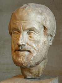 Aristotle, marble copy of bronze by Lysippos