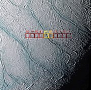 South polar brightness temperatures as measured by CIRS overlain on a false-colour image of the "tiger stripes"