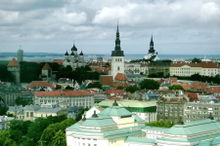 Tallinn, churches in the background