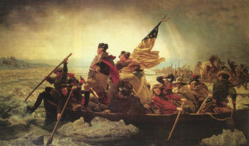 Washington Crossing the Delaware, by Emanuel Leutze, 1851 , Metropolitan Museum