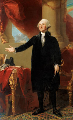 The Lansdowne portrait of President Washington by Gilbert Stuart