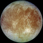 Europa, one of Jupiter's many moons.
