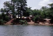 Houses along the River Gambia