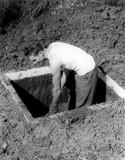 Civilian Public Service workers built and installed 2065 privies for hookworm eradication in Mississippi and Florida from 1943 to 1947.