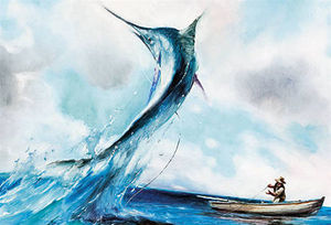 Marlin in Alexandr Petrov's animated film The Old Man and the Sea (1999) (Academy Award for Animated Short Film)