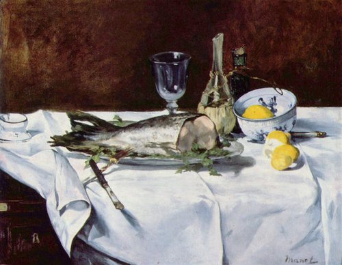 Edouard Manet: Still Life with Salmon
