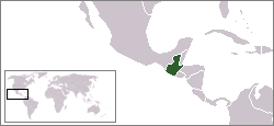 Location of Guatemala