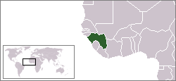 Location of Guinea