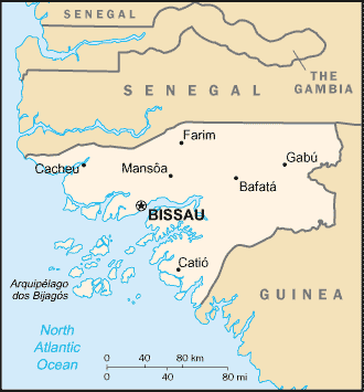 Map Of Guinea Bissau