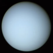 Uranus viewed from 18 million kilometers