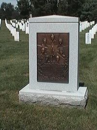 The Space Shuttle Challenger Memorial, where some remains were buried together.