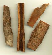 Dried cassia bark