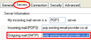 highlighting the field that needs to be altered