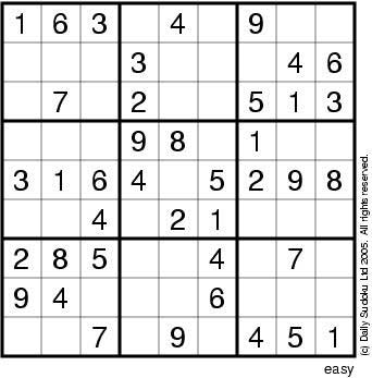 Sudoku Puzzle